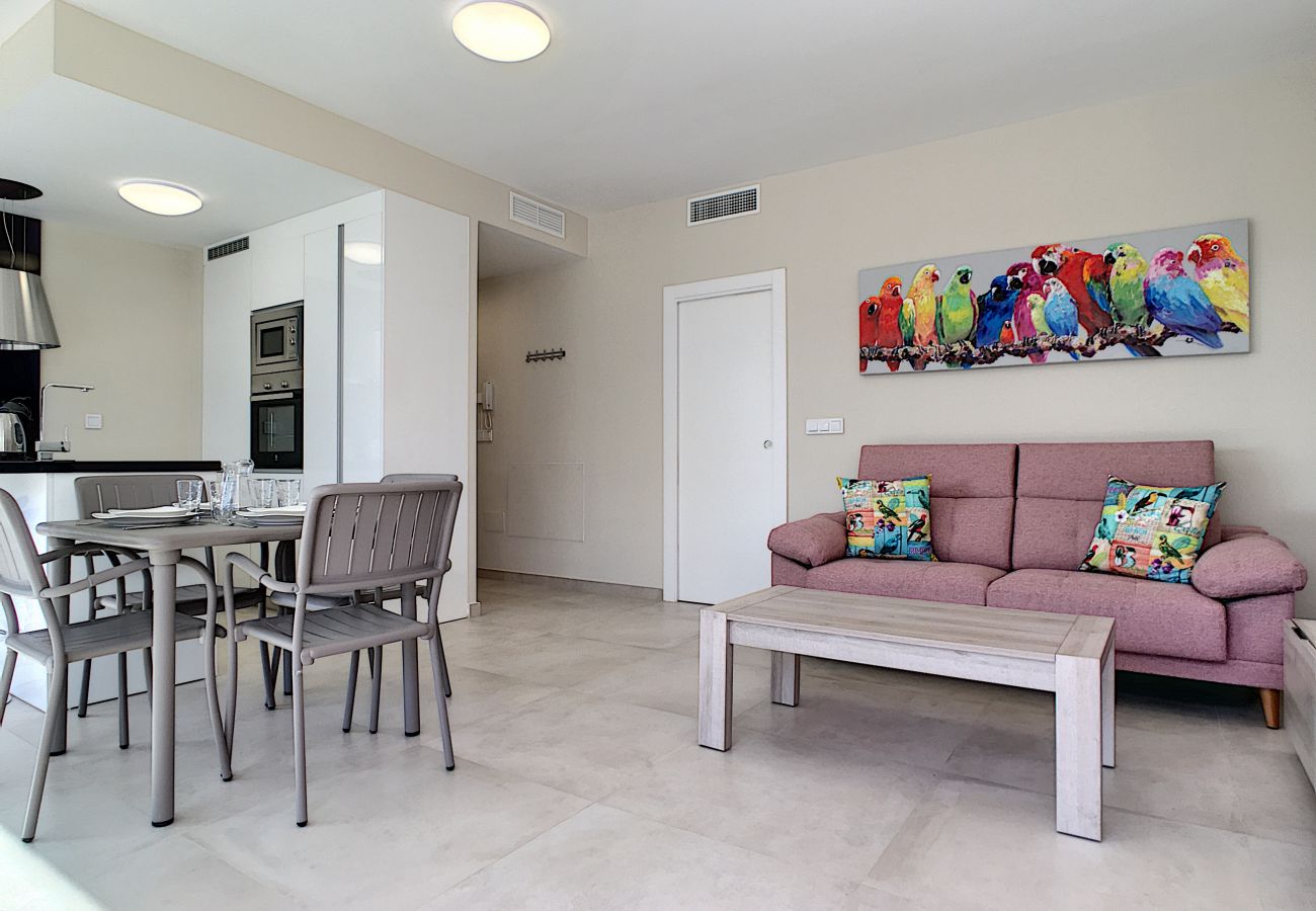 Apartment in Mar de Cristal - Modern, pool view, south east facing