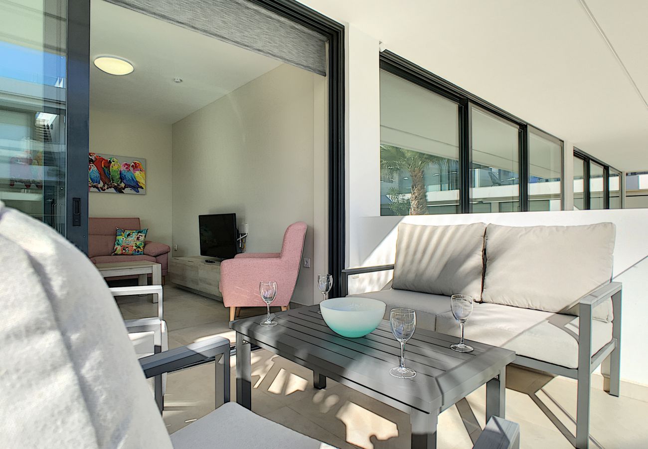 Apartment in Mar de Cristal - Modern, pool view, south east facing