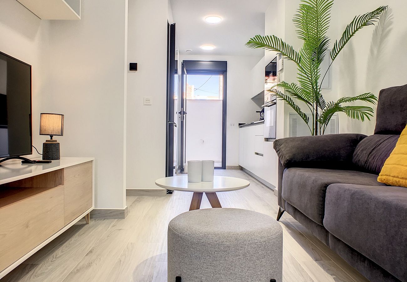 Apartment in Santiago de la Ribera - Ground floor, 100m from beach, pool, wifi, parking
