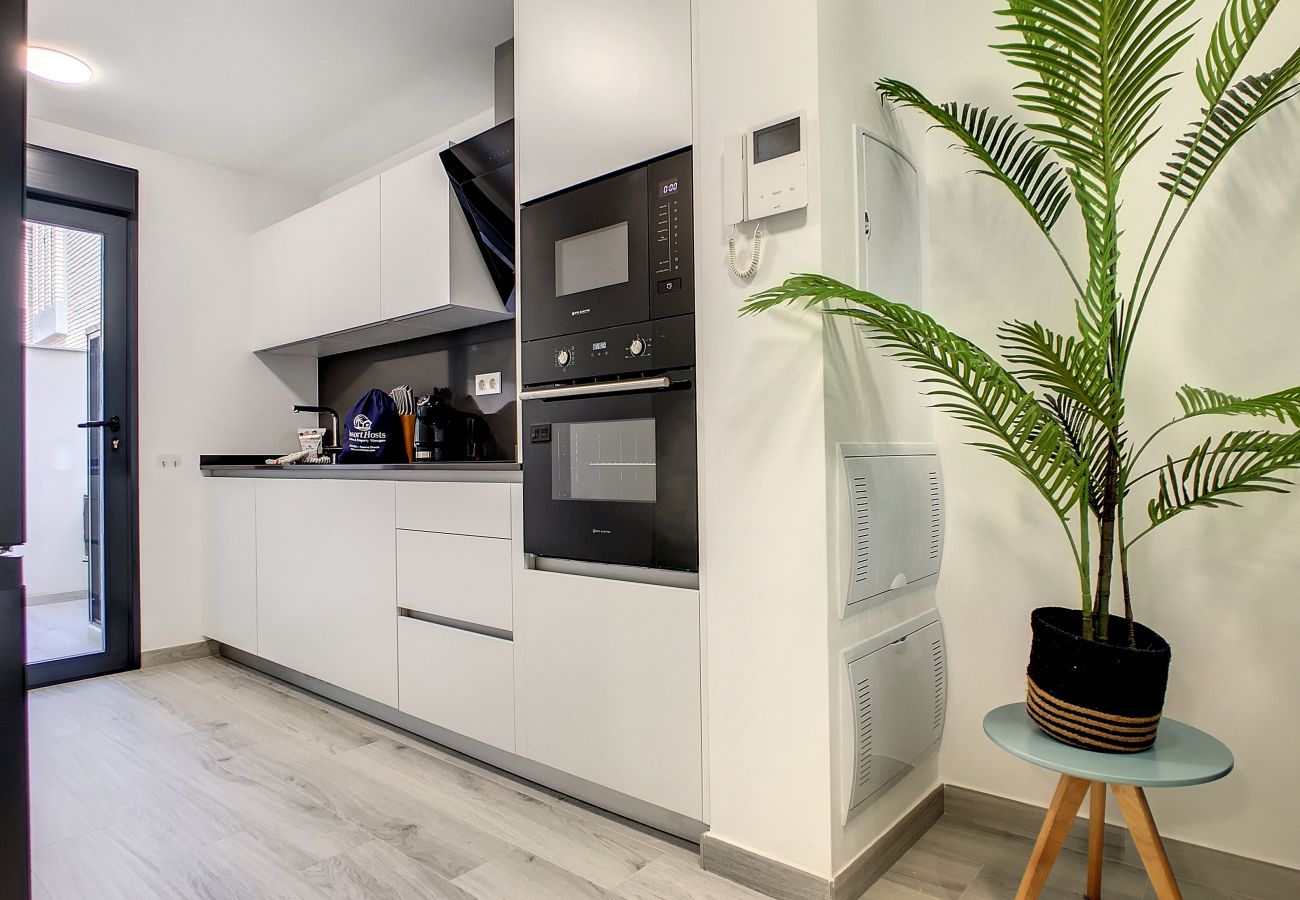 Apartment in Santiago de la Ribera - Ground floor, 100m from beach, pool, wifi, parking