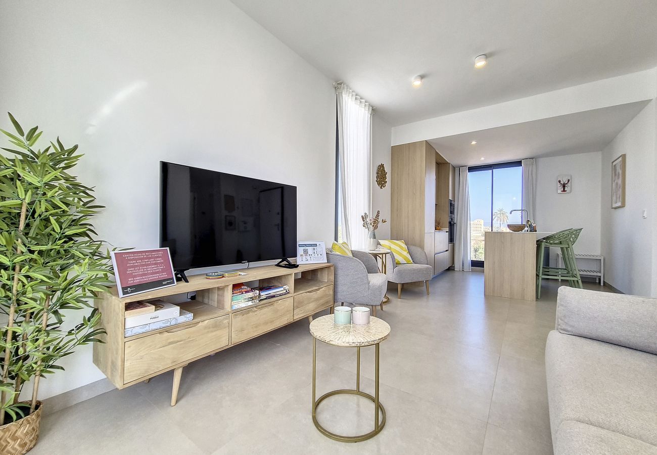 Apartment in Mar de Cristal - Penthouse apartment with pool and sea views