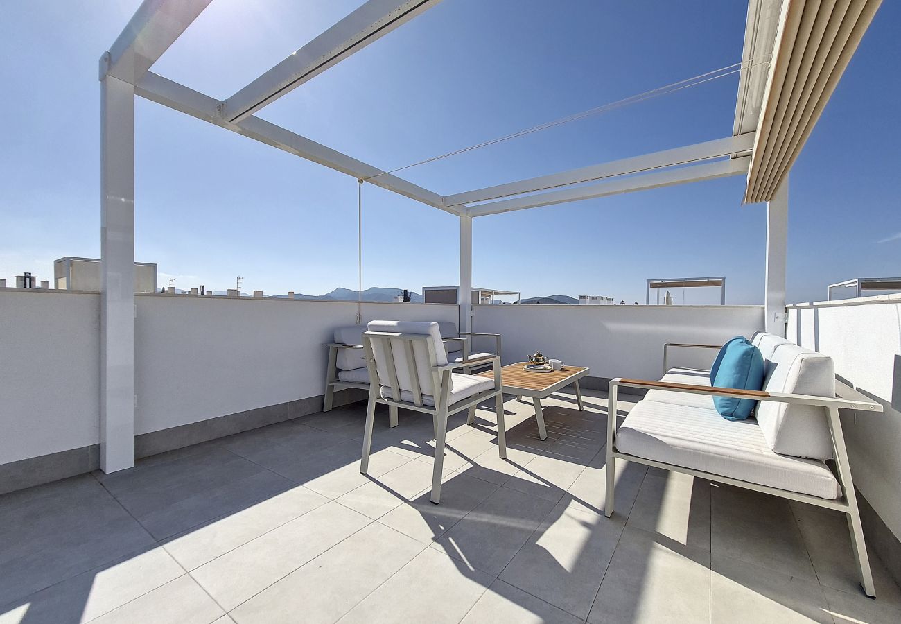 Apartment in Mar de Cristal - Penthouse apartment with pool and sea views