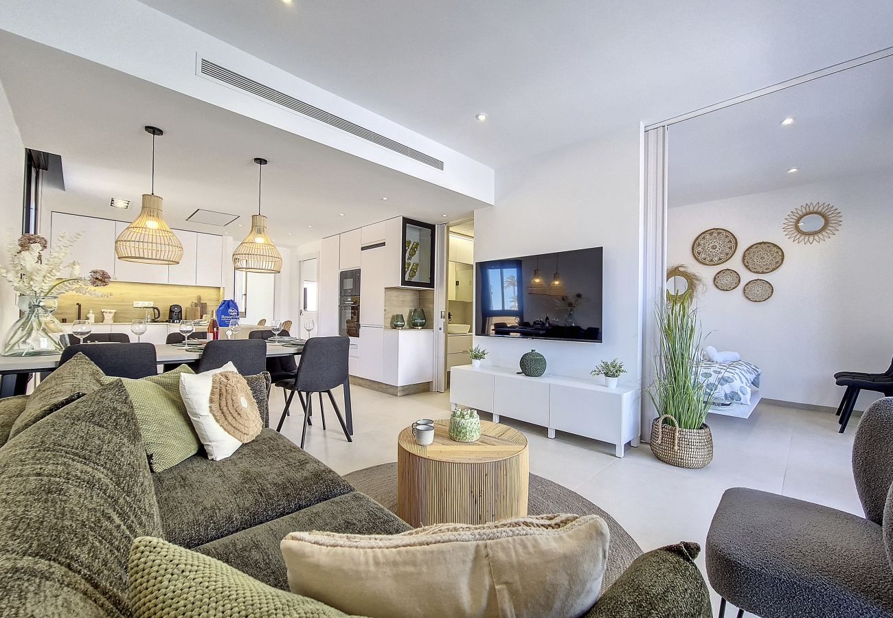 Apartment in San Pedro del Pinatar - Penthouse apartment with pool, parking and Wi-Fi