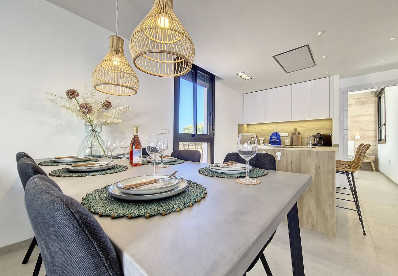 Apartment in San Pedro del Pinatar - Penthouse apartment with pool, parking and Wi-Fi