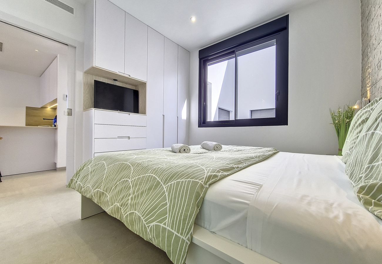 Apartment in San Pedro del Pinatar - Penthouse apartment with pool, parking and Wi-Fi