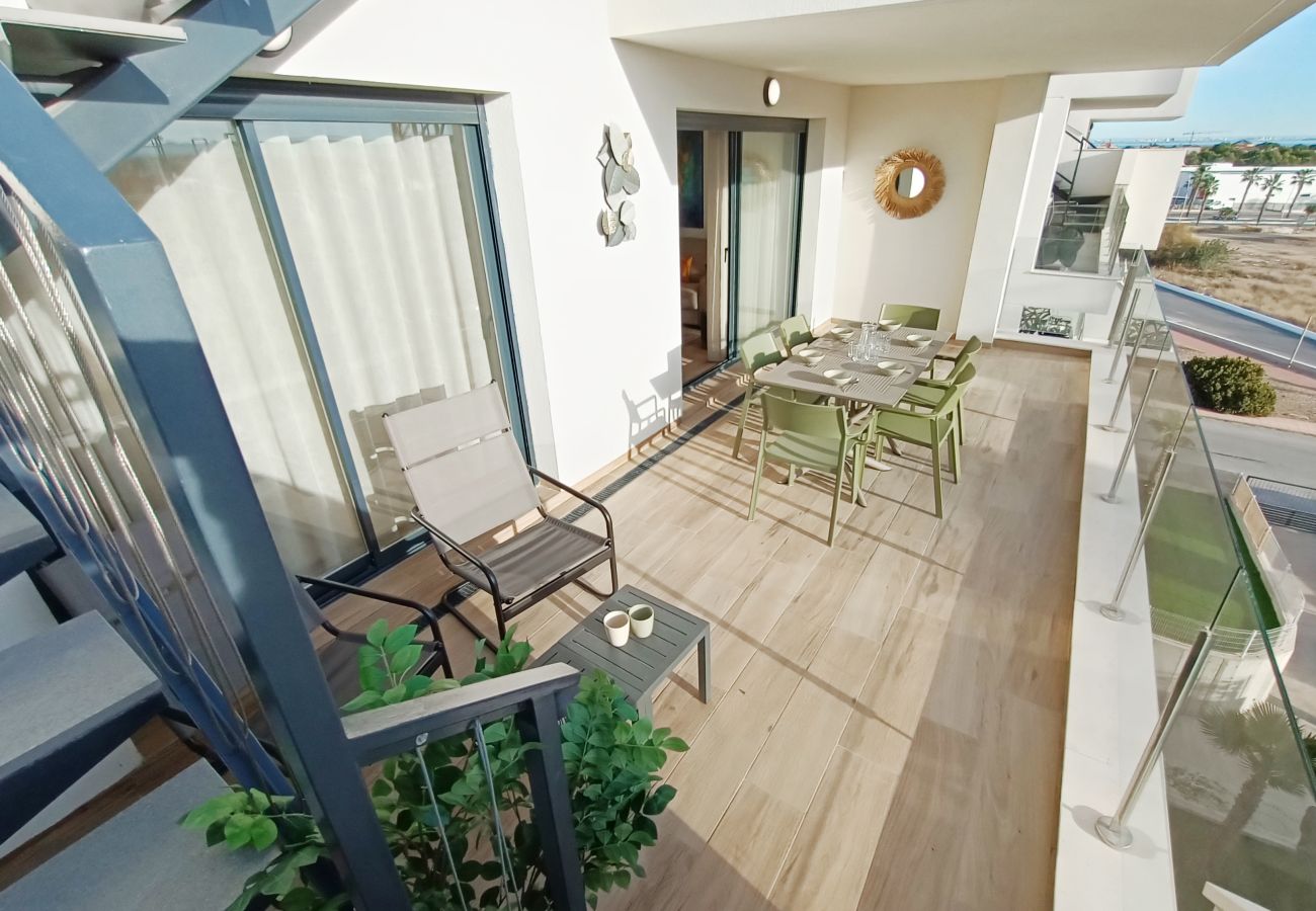 Apartment in San Javier - Penthouse Apartment with Sea and Pool Views