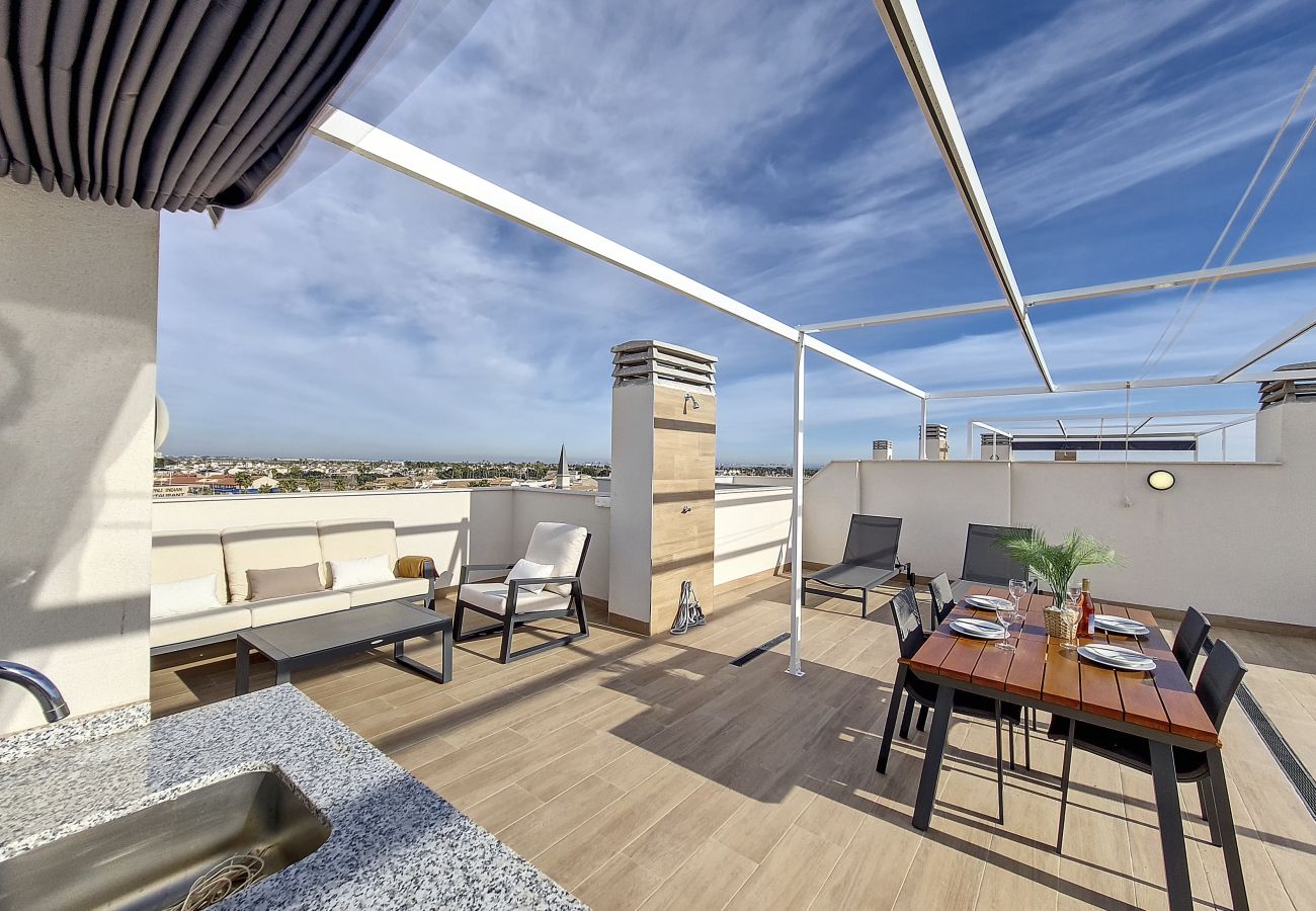 Apartment in San Javier - Penthouse Apartment with Sea and Pool Views