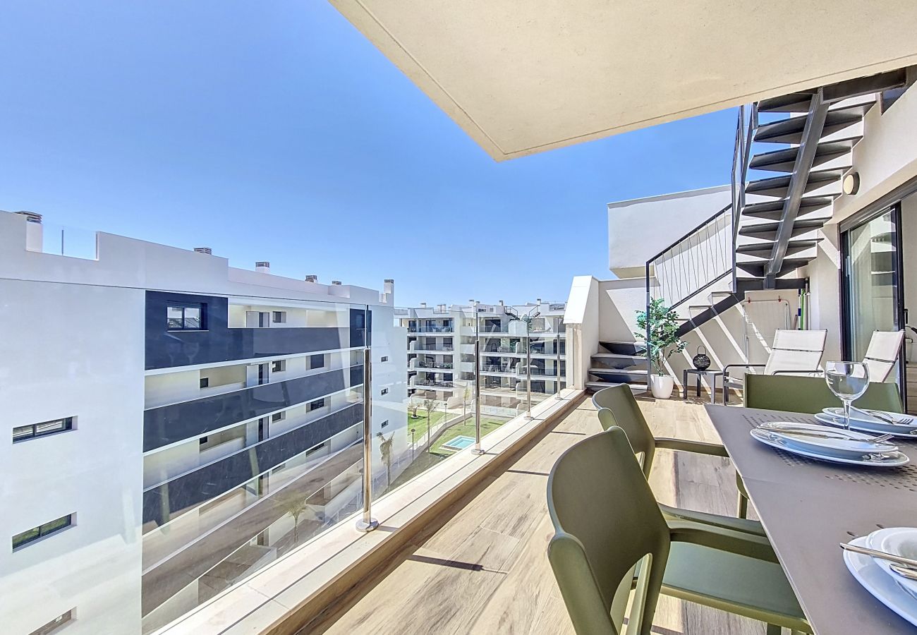 Apartment in San Javier - Penthouse Apartment with Sea and Pool Views