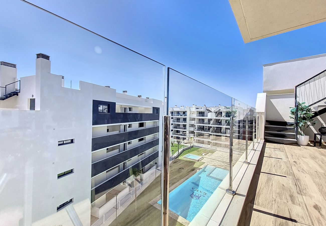 Apartment in San Javier - Penthouse Apartment with Sea and Pool Views