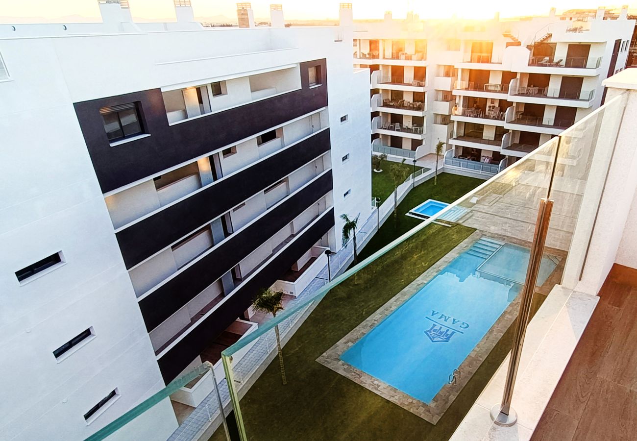 Apartment in San Javier - Penthouse Apartment with Sea and Pool Views