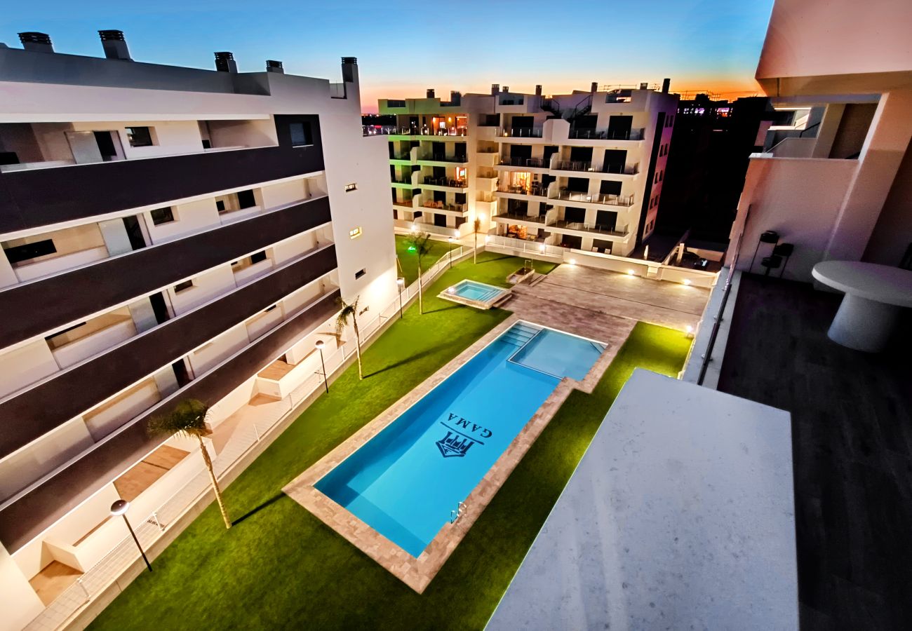 Apartment in San Javier - Penthouse Apartment with Sea and Pool Views