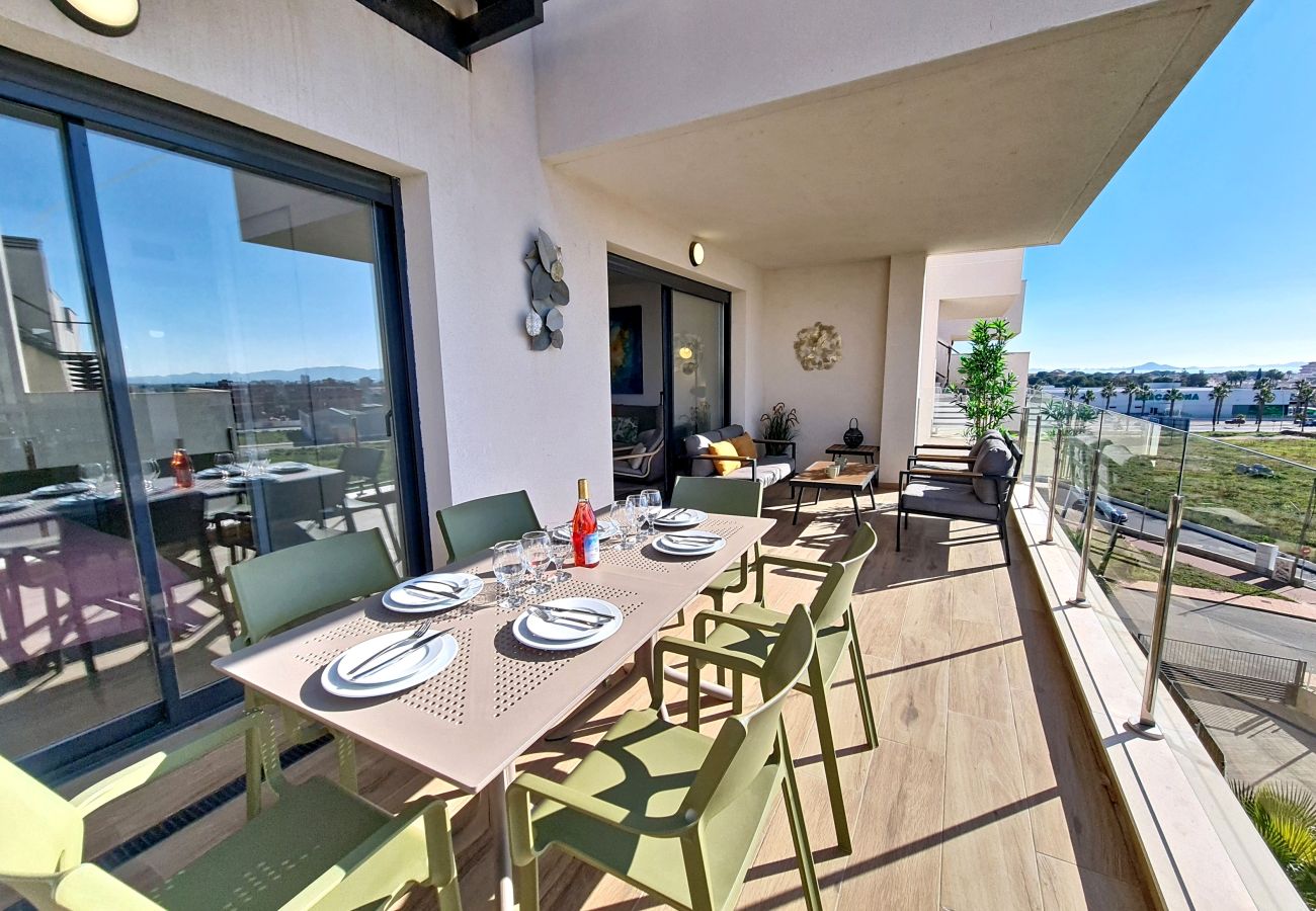 Apartment in San Javier - Penthouse Apartment with Sea and Pool Views