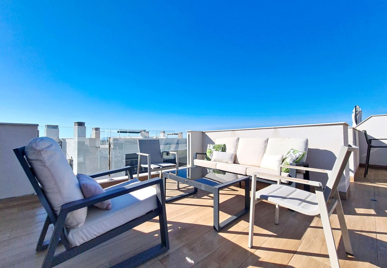 Apartment in San Javier - Penthouse Apartment with Sea and Pool Views