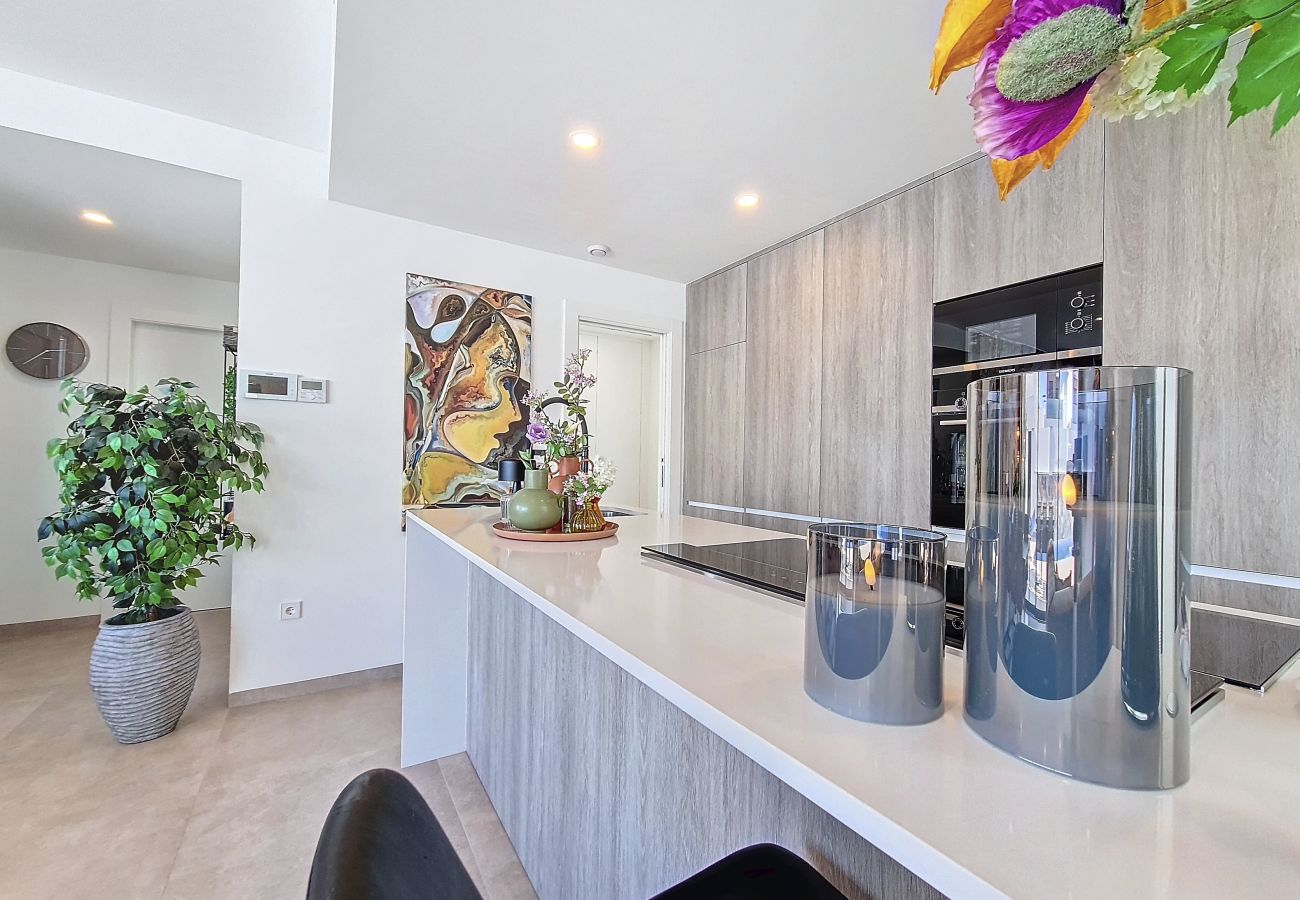 Villa in Santiago de la Ribera - Villa with private pool, and terrace, Wi-Fi and BBQ