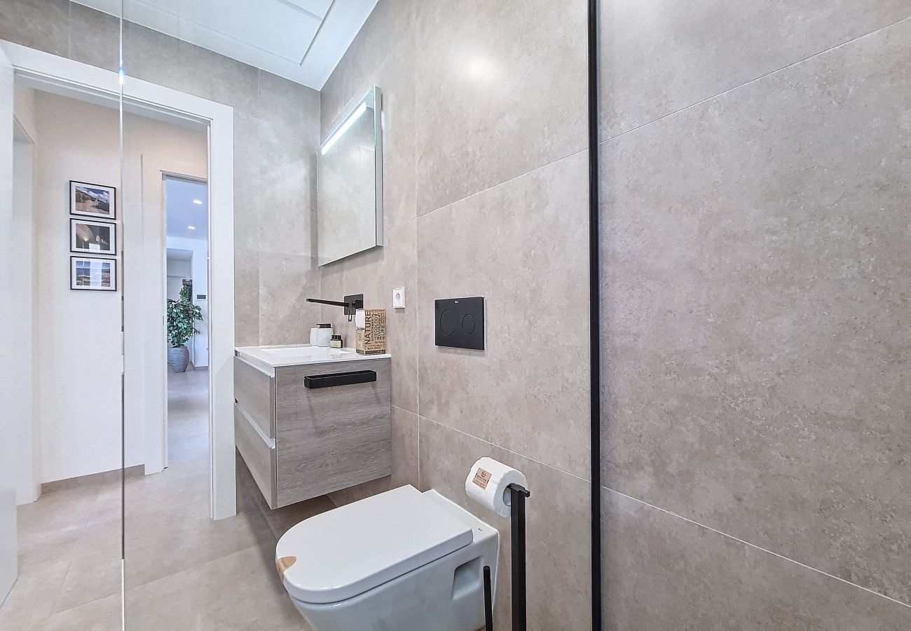 Villa in Santiago de la Ribera - Villa with private pool, and terrace, Wi-Fi and BBQ