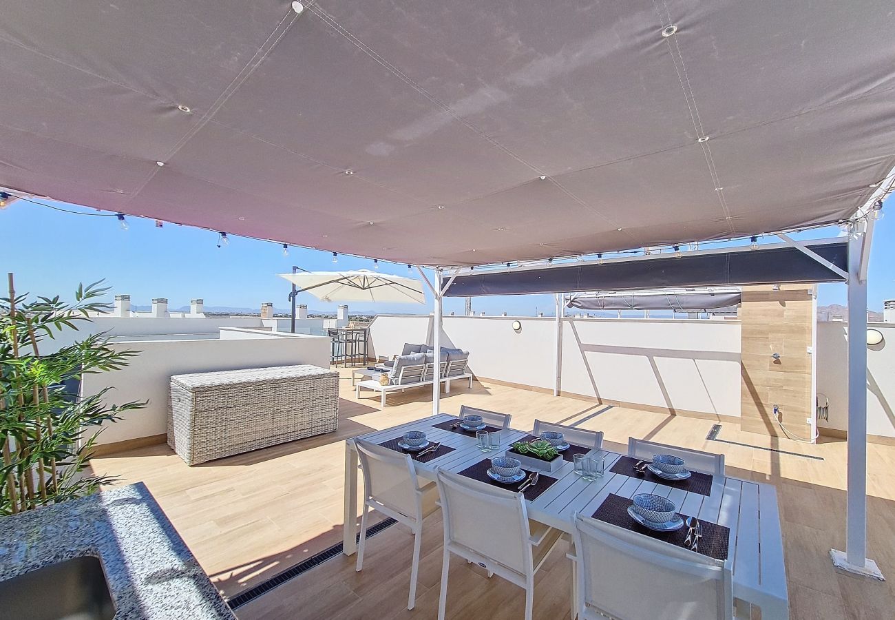 Apartment in San Javier - Penthouse with jacuzzi and roof terrace