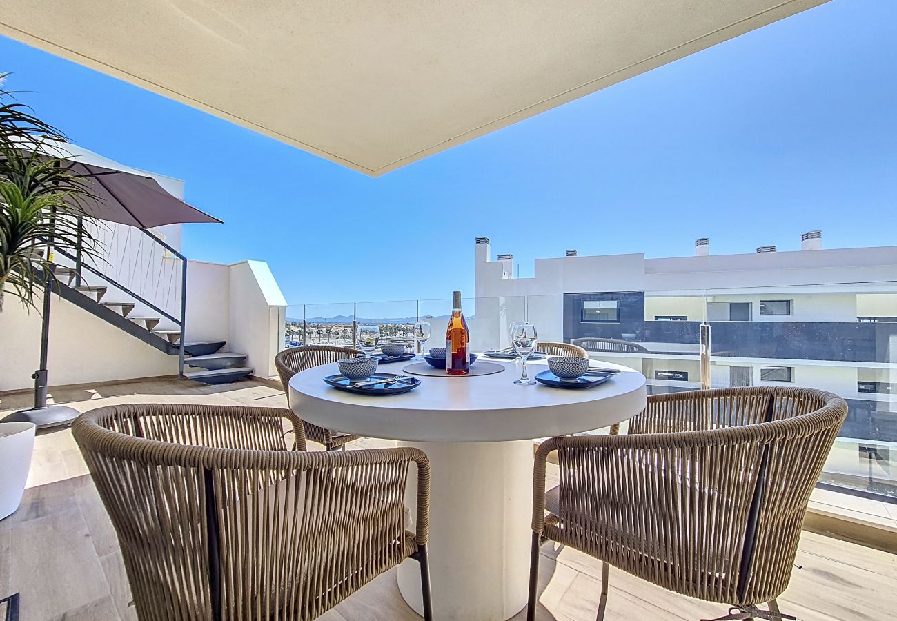 Apartment in San Javier - Penthouse with jacuzzi and roof terrace