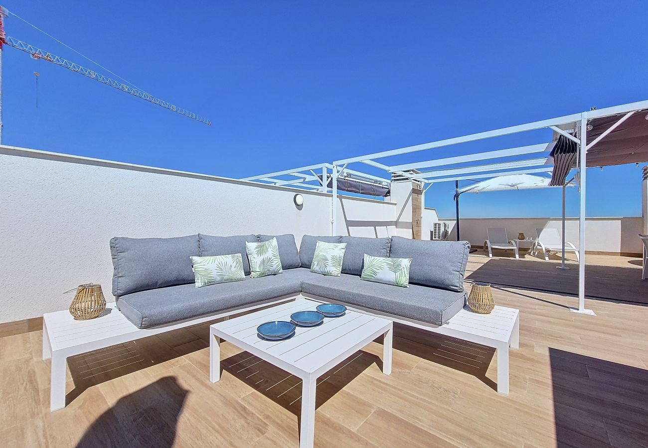 Apartment in San Javier - Penthouse with jacuzzi and roof terrace