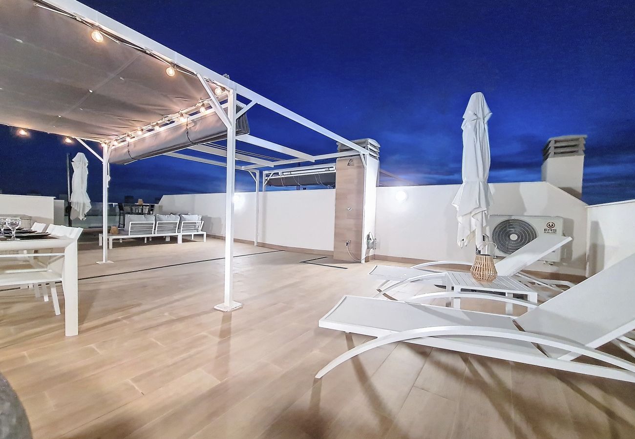 Apartment in San Javier - Penthouse with jacuzzi and roof terrace