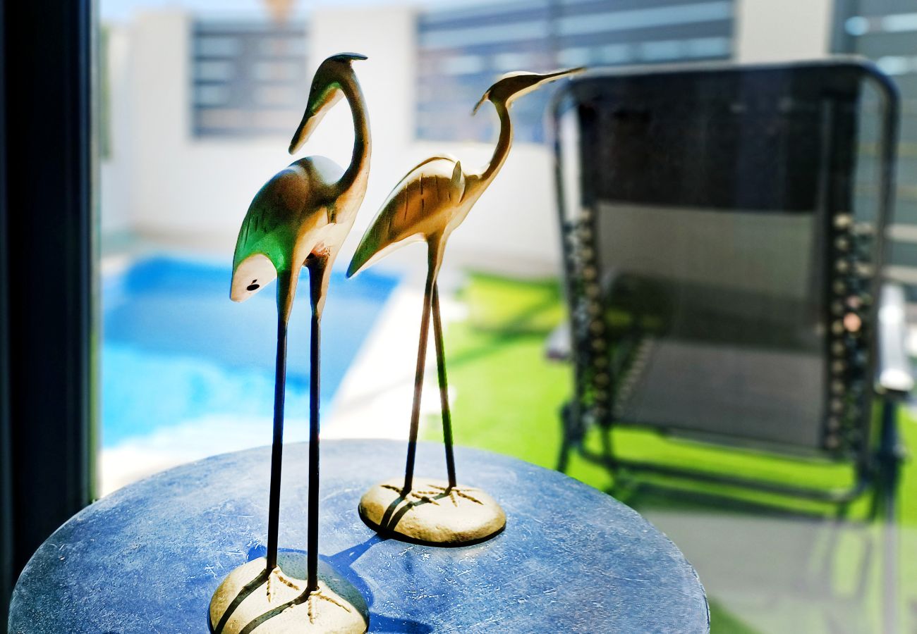 Villa in Los Alcazares - Sea View Villa with Private Pool and Roof Terrace