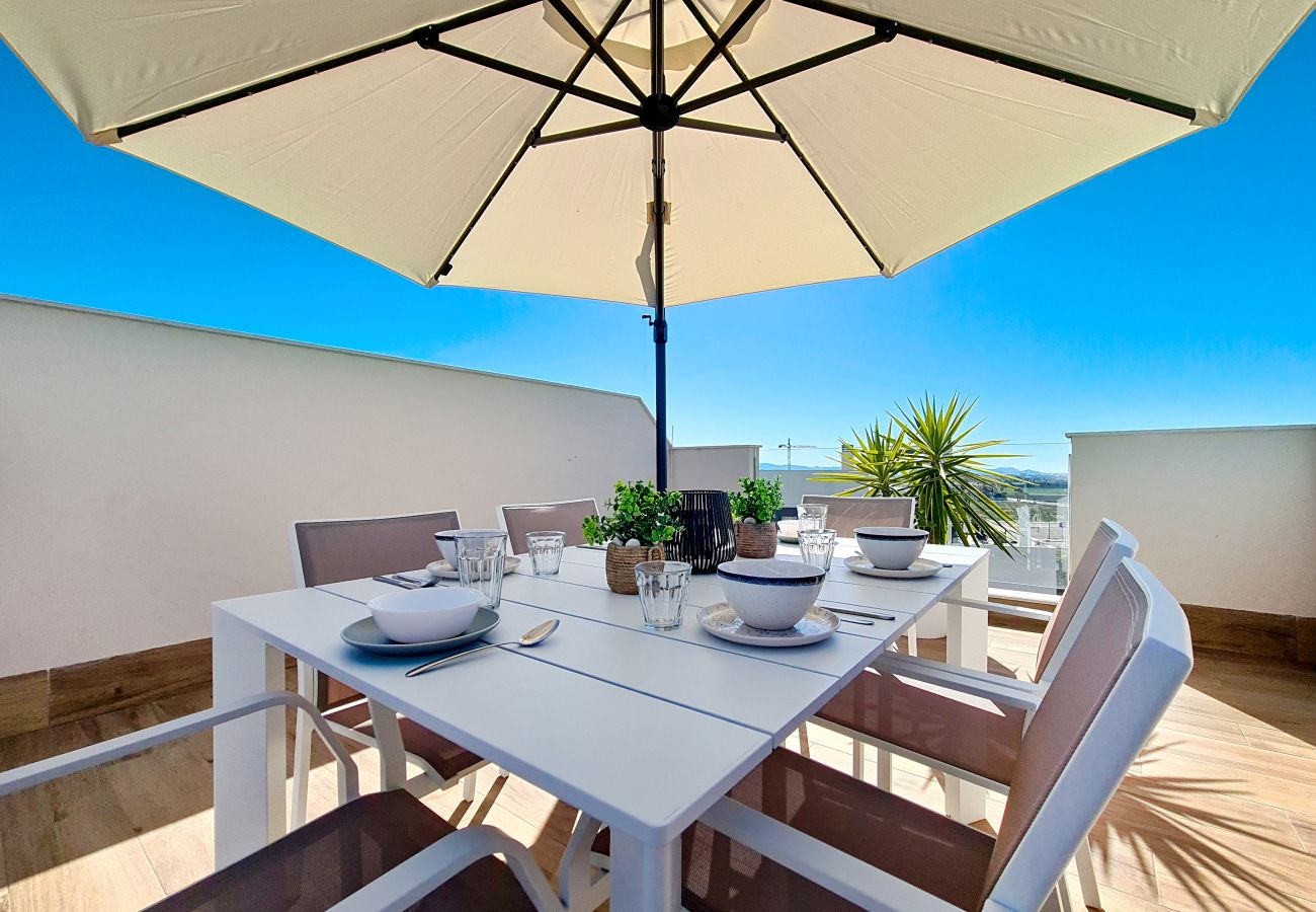 Apartment in San Javier - Penthouse with private roof terrace with jacuzzi