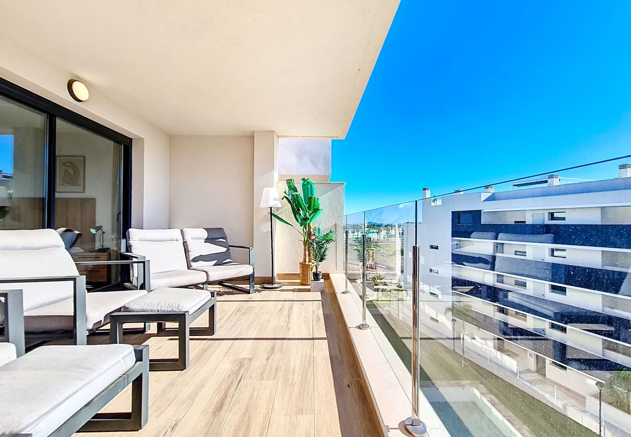 Apartment in San Javier - Penthouse with private roof terrace with jacuzzi