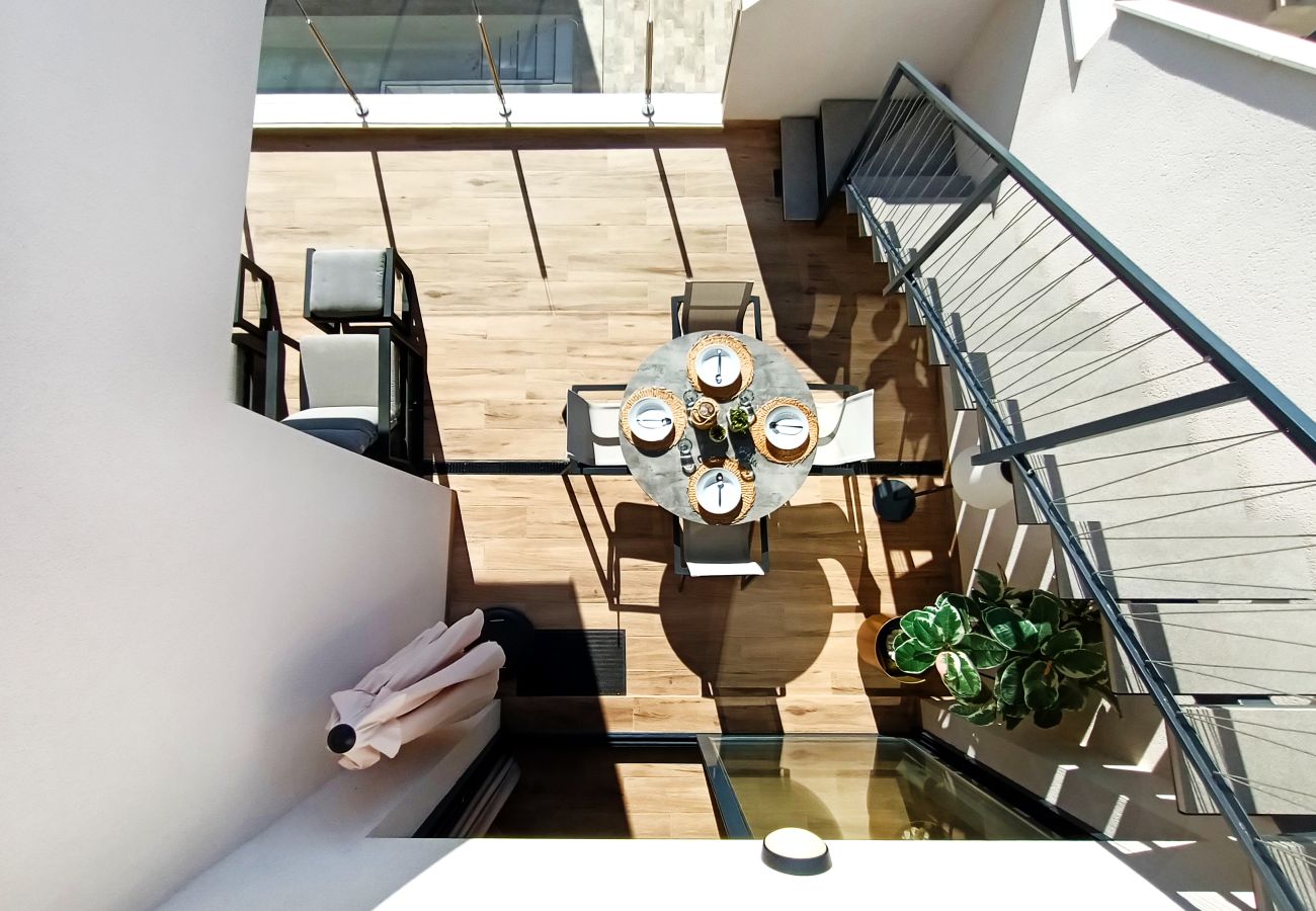 Apartment in San Javier - Penthouse with private roof terrace with jacuzzi