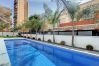 Appartement in Santiago de la Ribera - Begane grond, 100m van strand, zwembad, wifi, parking