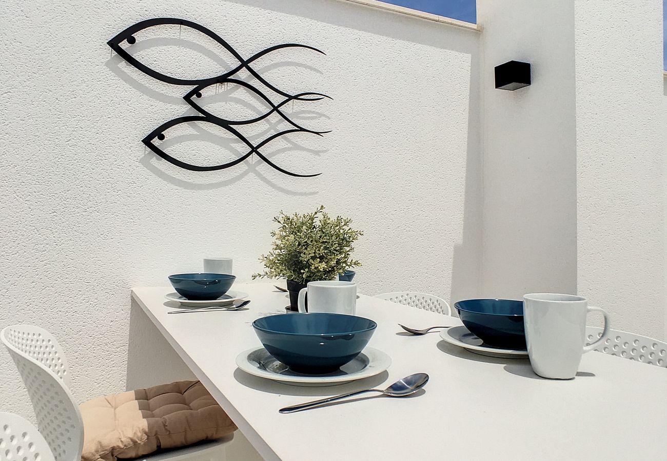 Villa in Santiago de la Ribera - Villa met privé zwembad en dakterras