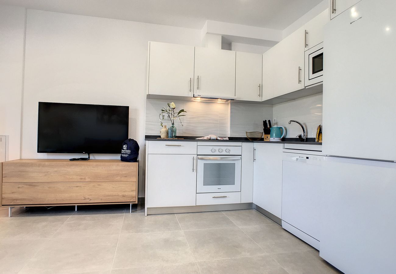 Appartement in San Pedro del Pinatar - Eigen dakterras, wifi, zwembad en kabel-tv