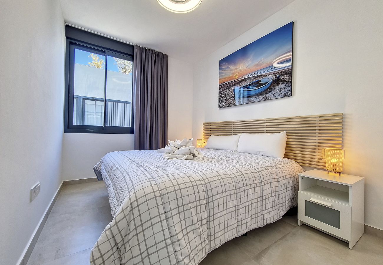 Appartement in Mar de Cristal - Penthouse met dakterras en uitzicht op het zwembad