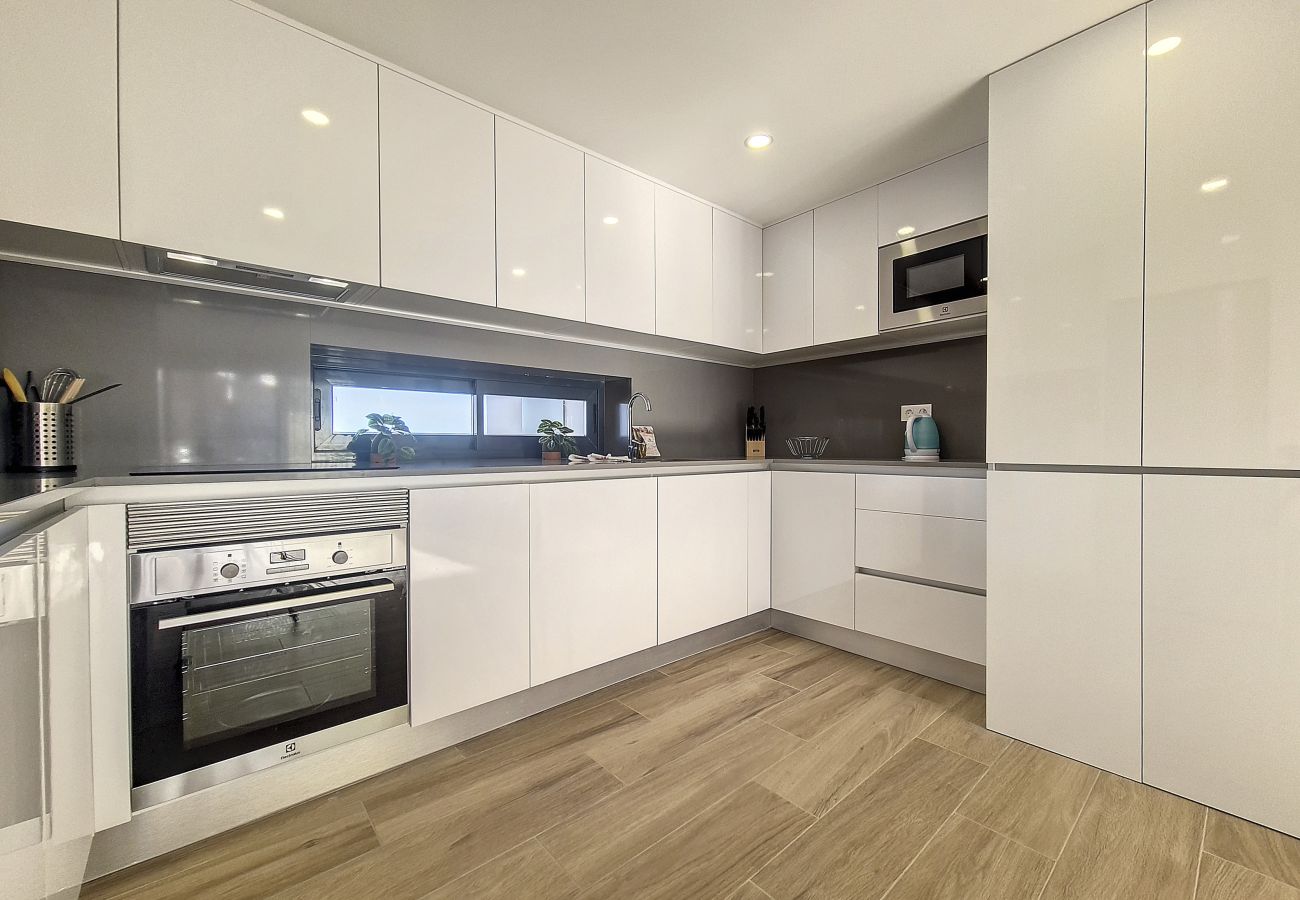 Appartement in San Javier - Penthouse-appartement met uitzicht op zee en het zwembad