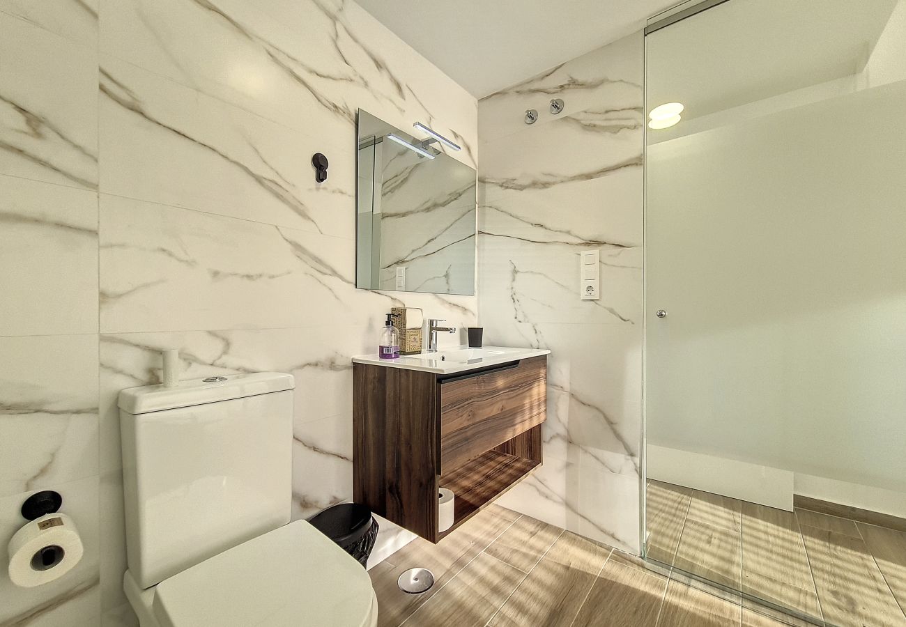 Appartement in San Javier - Penthouse-appartement met uitzicht op zee en het zwembad