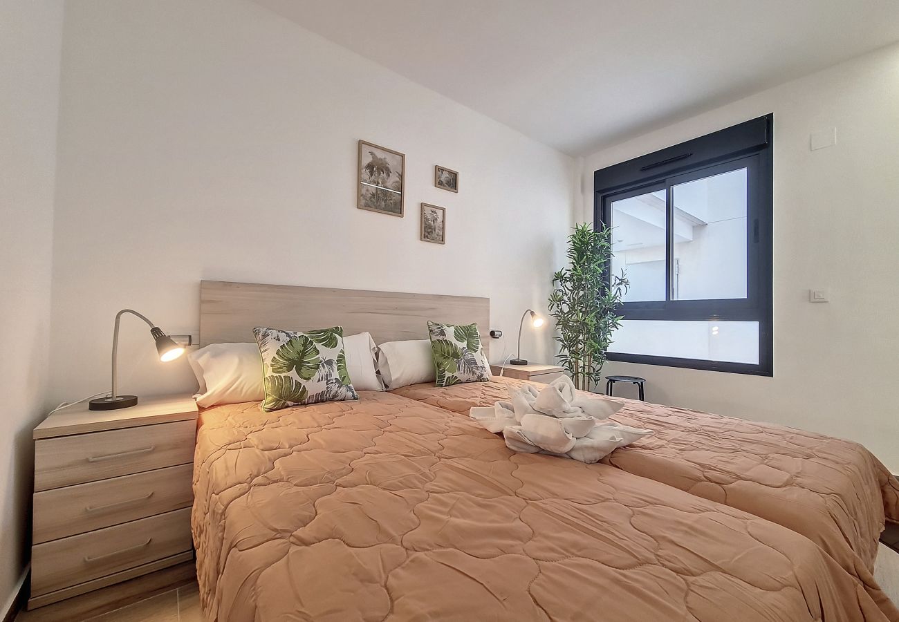 Appartement in San Javier - Penthouse-appartement met uitzicht op zee en het zwembad