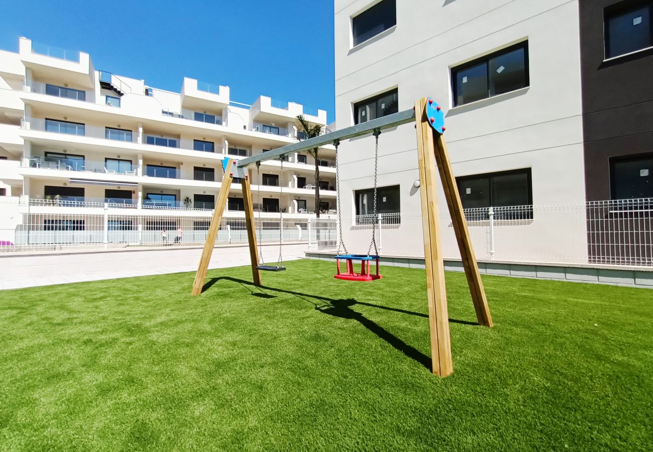 Appartement in San Javier - Penthouse-appartement met uitzicht op zee en het zwembad