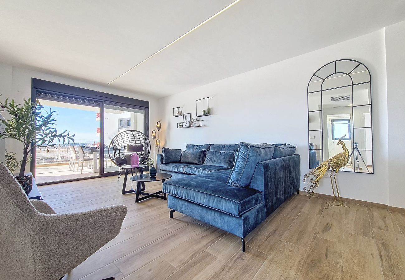Appartement in San Javier - Appartement met groot balkon en uitzicht op het zwembad