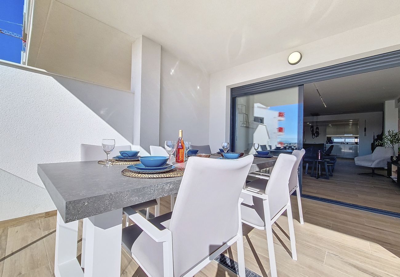 Appartement in San Javier - Appartement met groot balkon en uitzicht op het zwembad