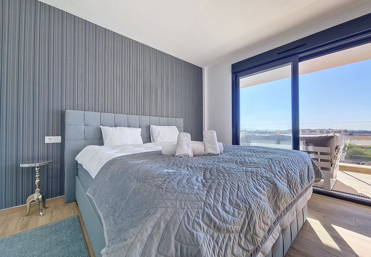 Appartement in San Javier - Appartement met groot balkon en uitzicht op het zwembad