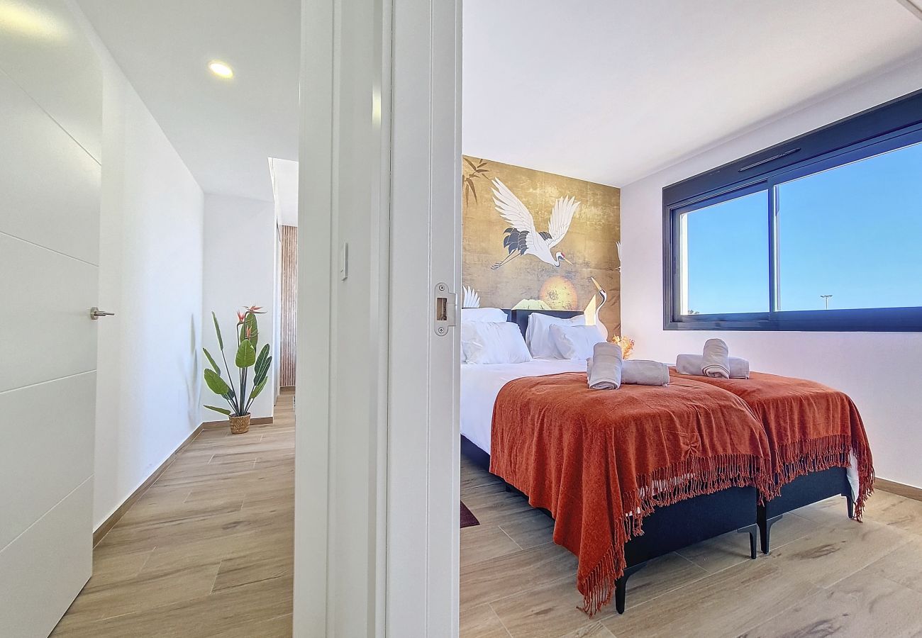 Appartement in San Javier - Appartement met groot balkon en uitzicht op het zwembad