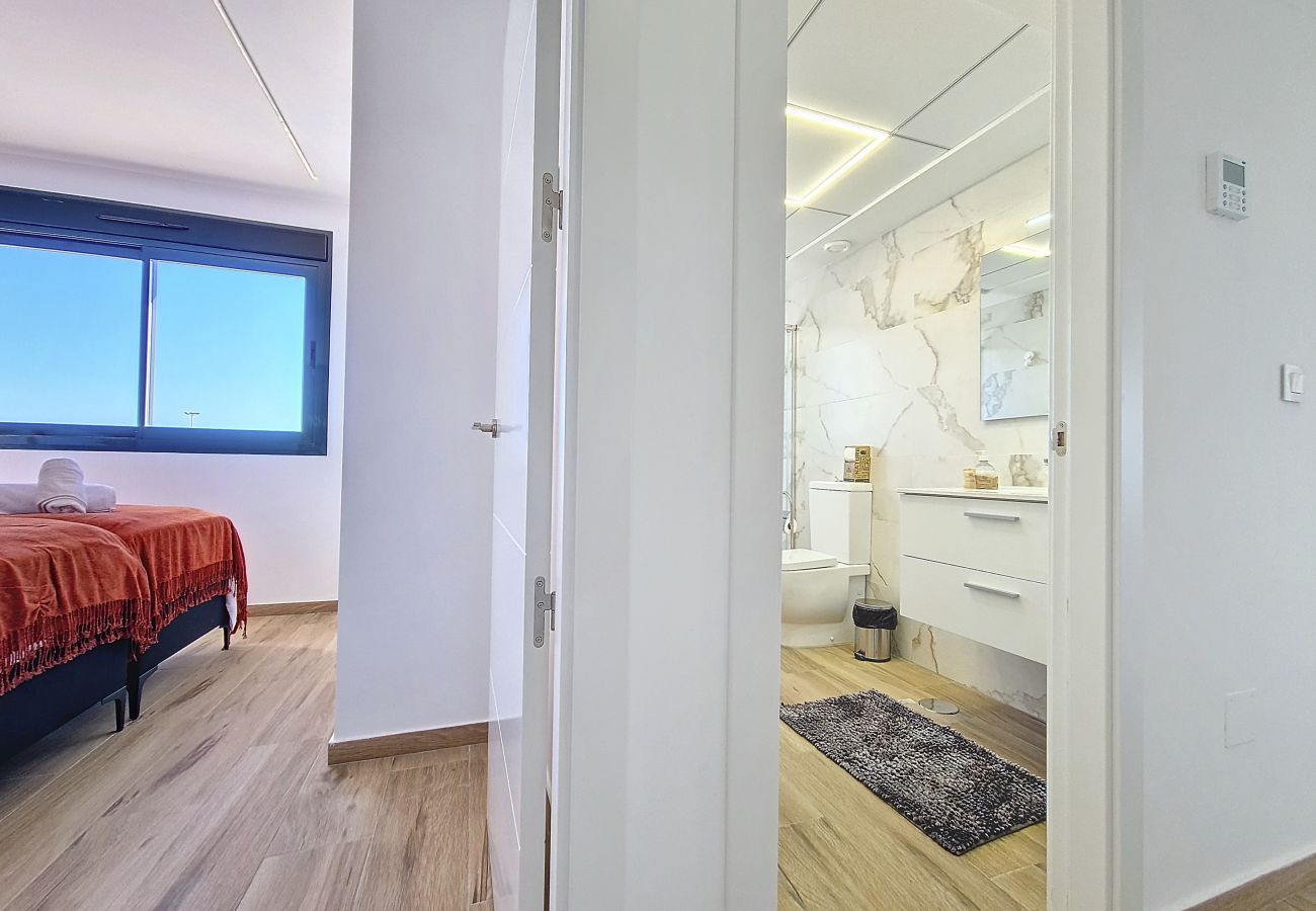 Appartement in San Javier - Appartement met groot balkon en uitzicht op het zwembad