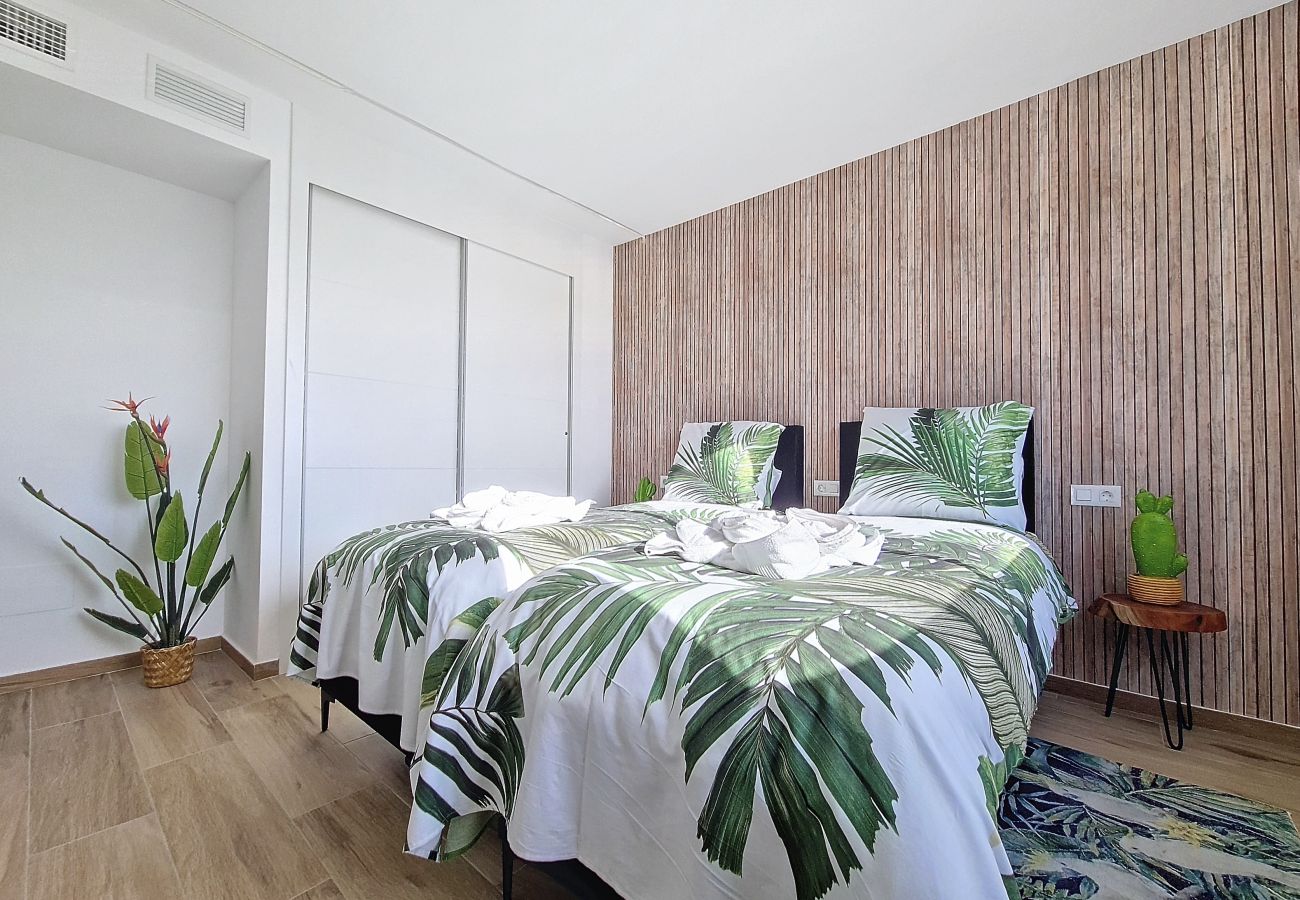 Appartement in San Javier - Appartement met groot balkon en uitzicht op het zwembad