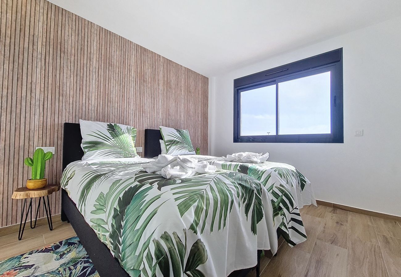 Appartement in San Javier - Appartement met groot balkon en uitzicht op het zwembad