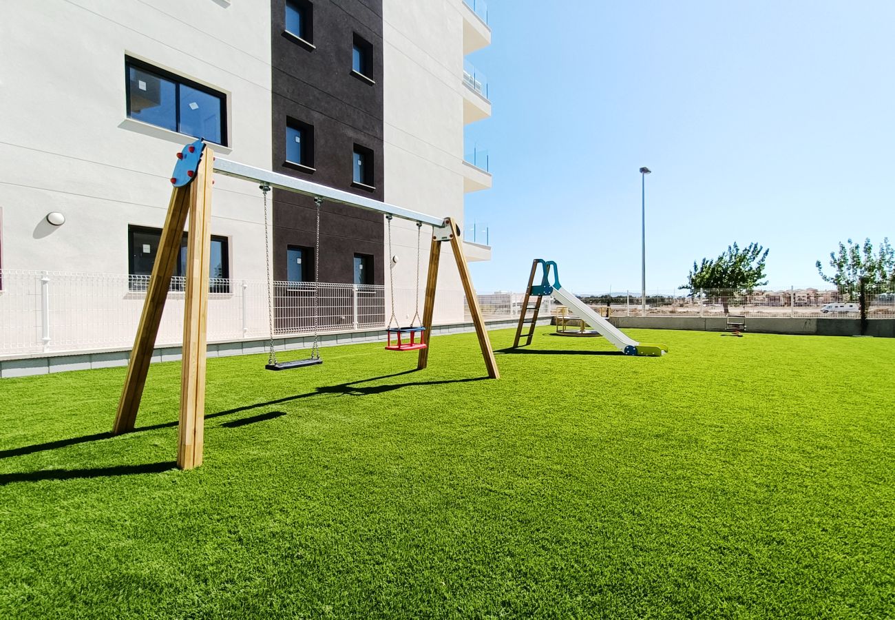 Appartement in San Javier - Appartement met groot balkon en uitzicht op het zwembad
