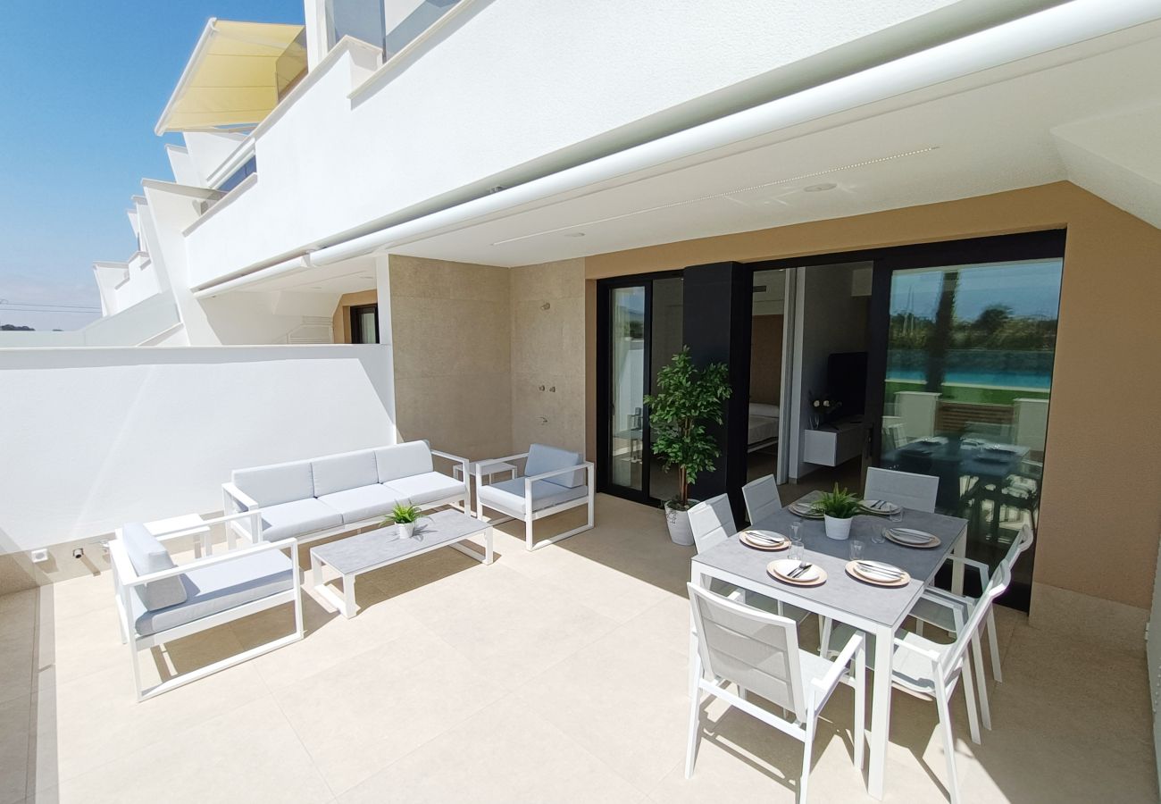 Appartement in Mar de Cristal - Appartement aan het zwembad, dicht bij het strand