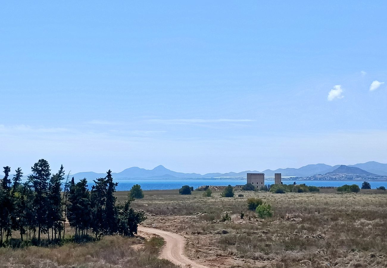Villa in Los Alcazares - Villa met zeezicht, privézwembad en dakterras