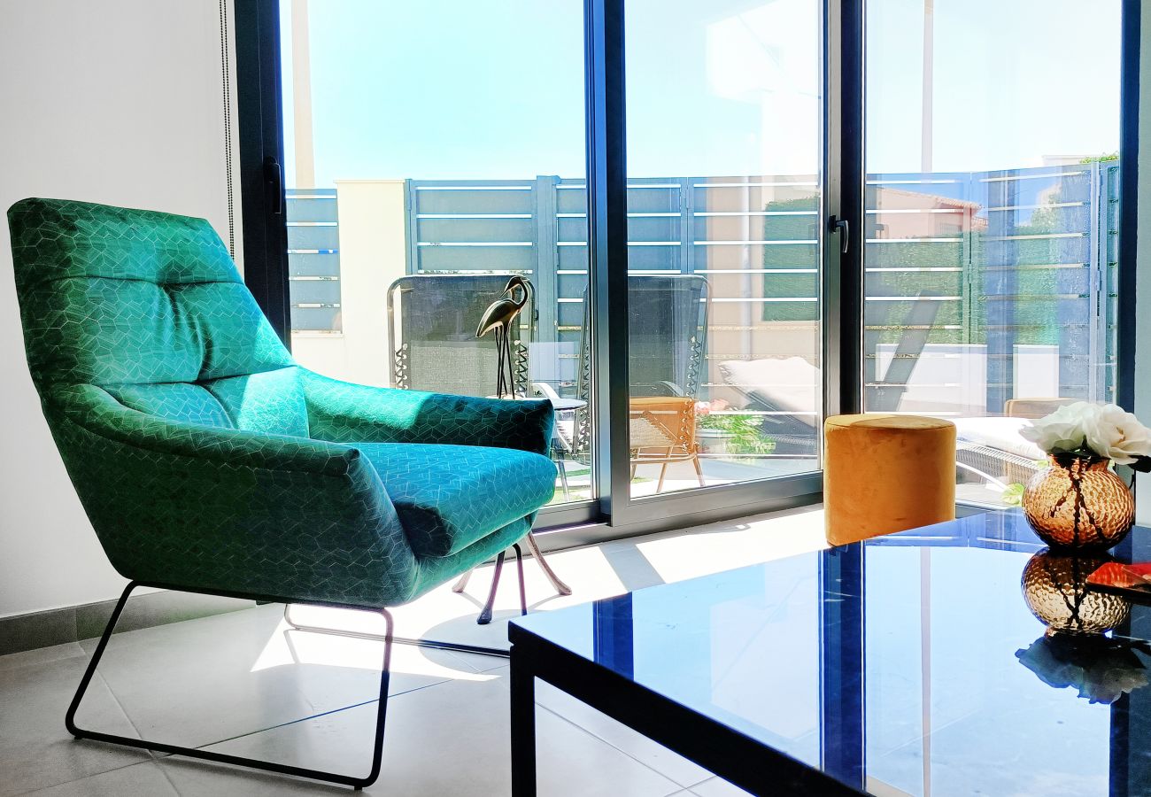 Villa in Los Alcazares - Villa met zeezicht, privézwembad en dakterras
