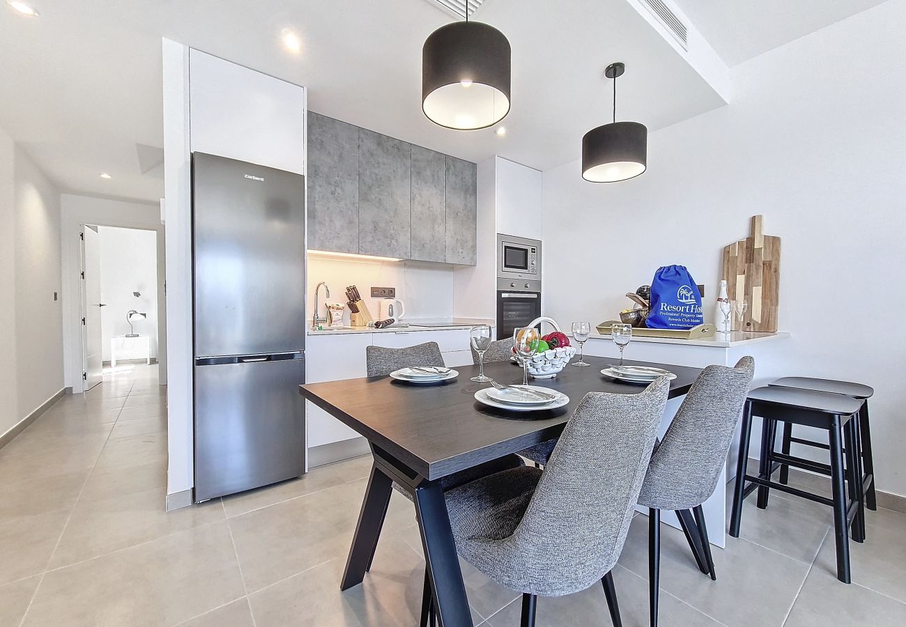 Villa in Los Alcazares - Villa met zeezicht, privézwembad en dakterras