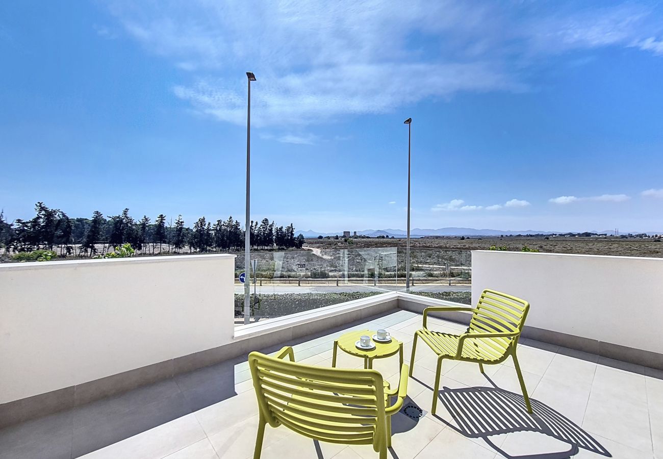 Villa in Los Alcazares - Villa met zeezicht, privézwembad en dakterras