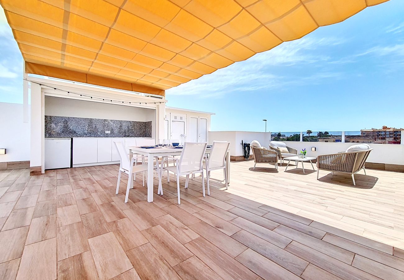 Appartement in San Pedro del Pinatar - Penthouse dichtbij het strand met zwembad Appartement in San Pedro del Pinatar - Penthouse dichtbij het strand met zwembad