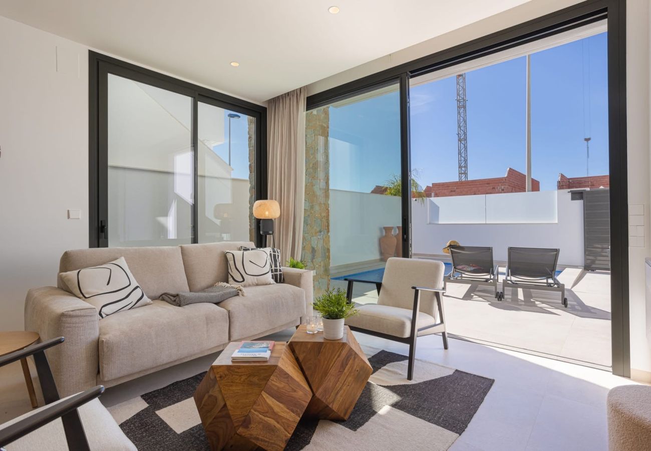 Villa in San Javier - Villa met privézwembad en dakterras